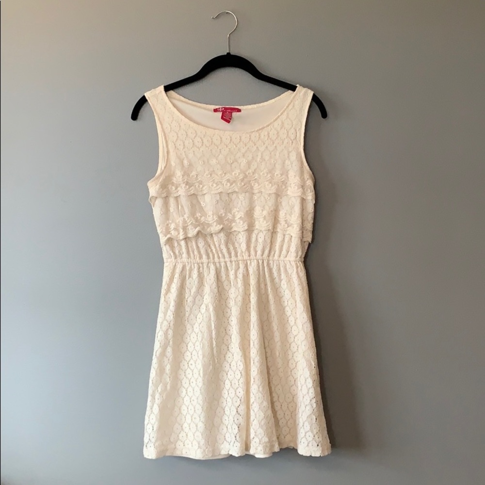 Cream Lace Dress